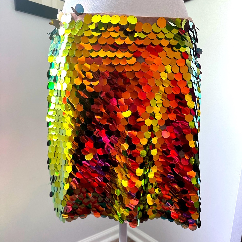 ZARA GOLD skirt sequin WWWWWOOOOWWW!!Just 40!